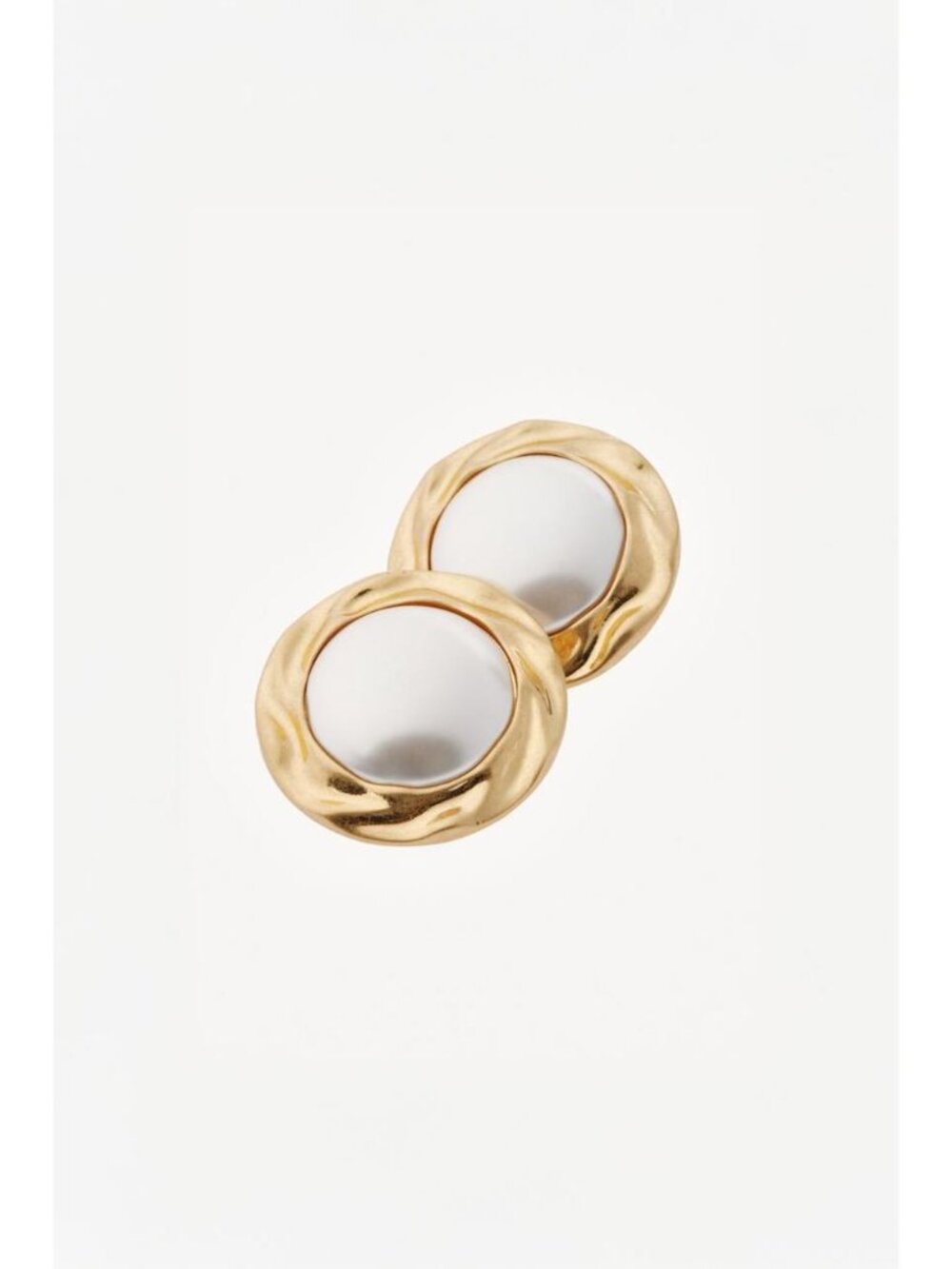 ZARA WILLY CHAVARRIA X ZARA MAXI PEARL EARRINGS - Picture 2 of 4